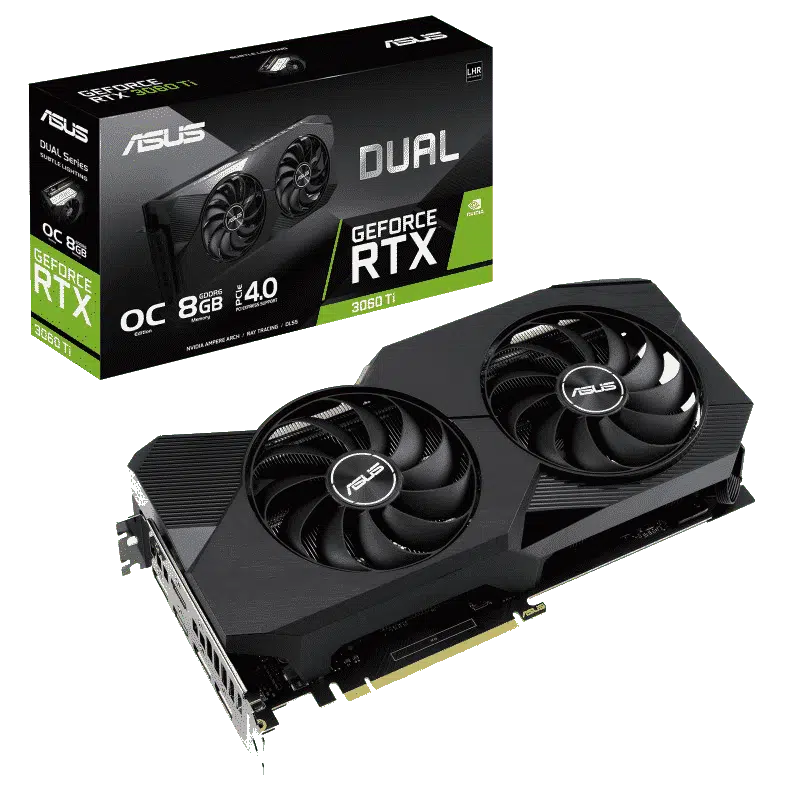 ASUS DUAL RTX-3060TI-O8G-V2 GDDR6X - UltraConfig.com